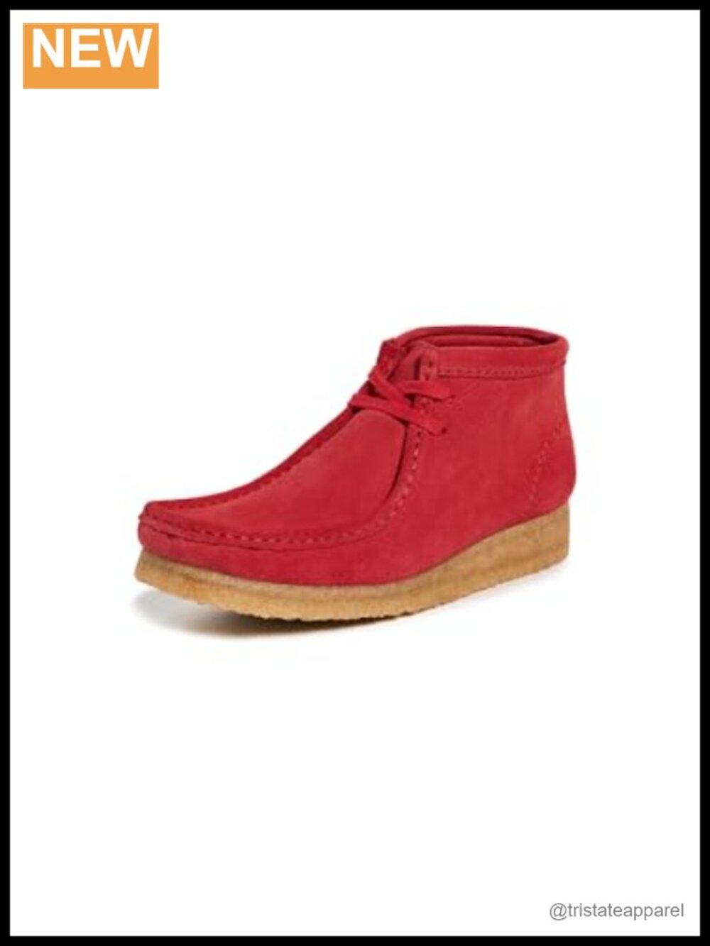Clarks Women's Wallabee Ankle Boots Suede Chukka Lace-Up Crepe Sole